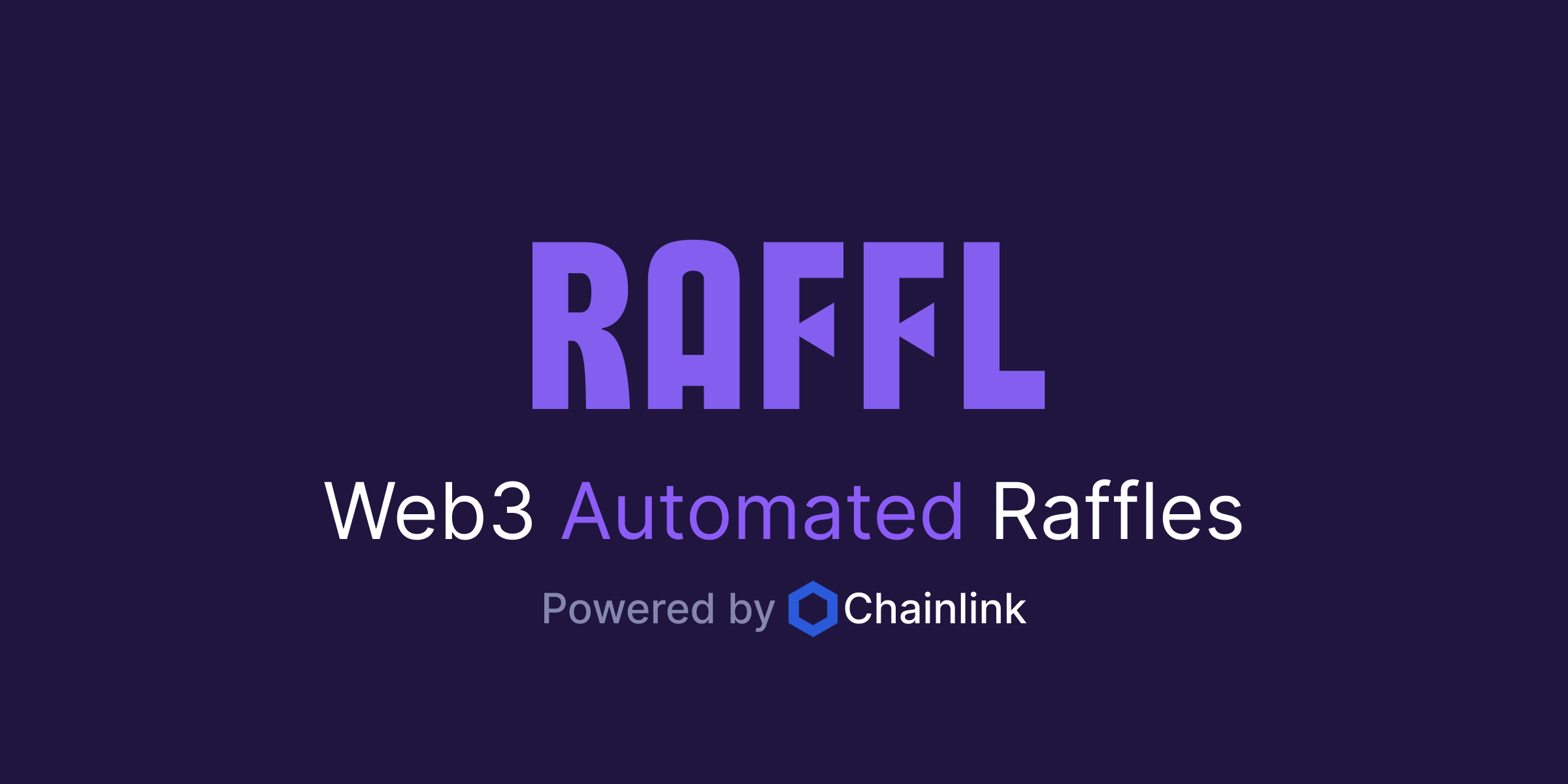 Raffl decentalized web3 lotteries